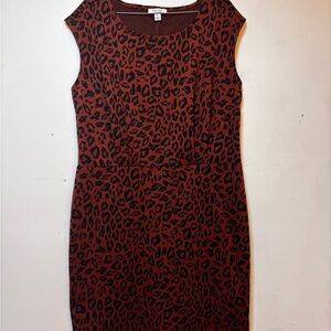 Nine West Mini Dress in Brown and Black